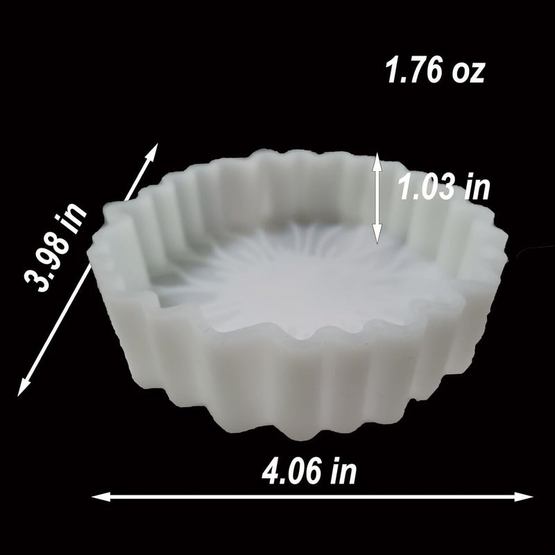 Fuehbur 【300+ Design Optional】 Sunflower with Stamens Freshie Mold, Sunflower with Filaments Silicone Mold for Freshies Baking Aroma Beads - DIY Handmade Car Freshies Soap Resin Mold - Image 2